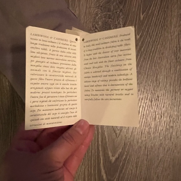 Larry Levine luxe lambs wool and cashmere long coat - Picture 14 of 15